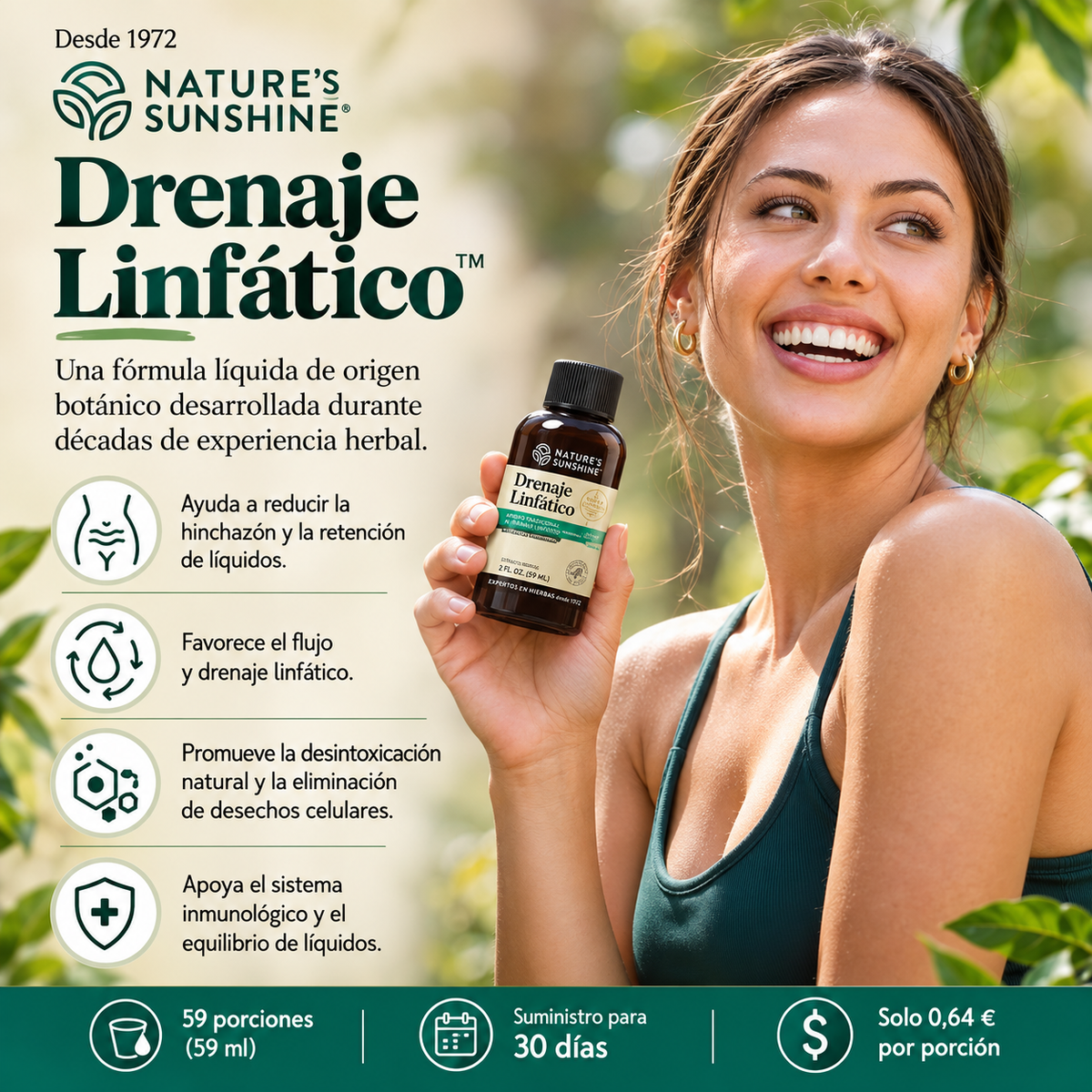 Nature’s Sunshine | Drenaje Linfático en Gotas