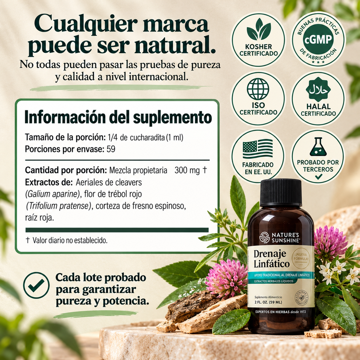 Nature’s Sunshine | Drenaje Linfático en Gotas