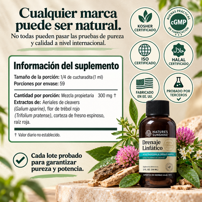 Nature’s Sunshine | Drenaje Linfático en Gotas