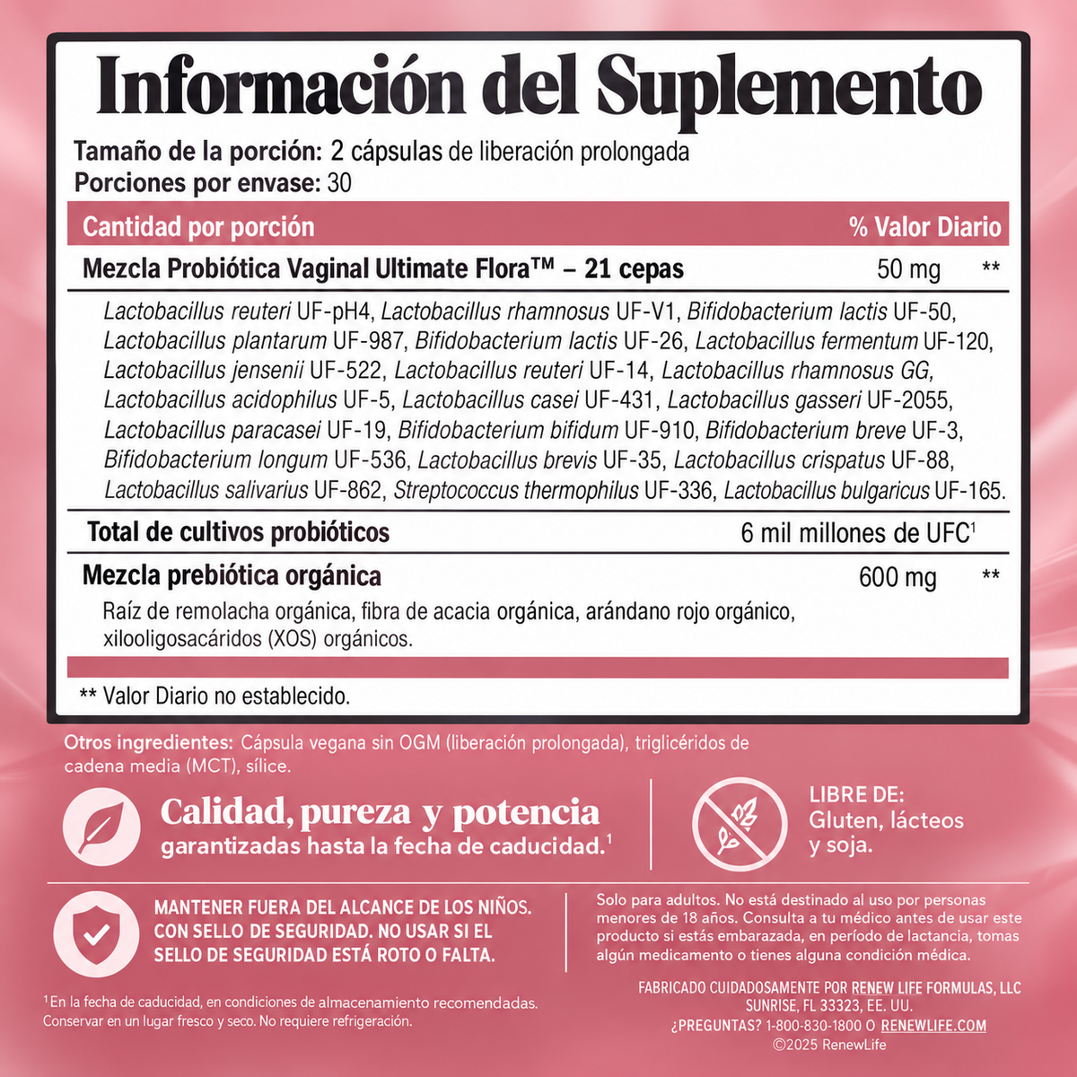 Probiótico Vaginal