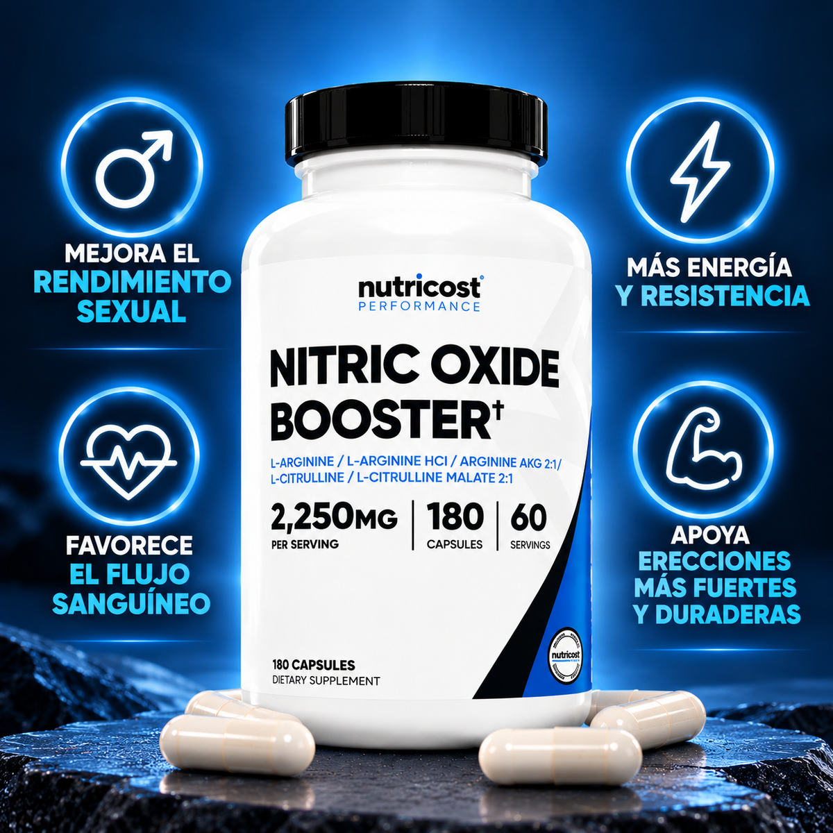 Nitric Boost – Potencia tu Rendimiento