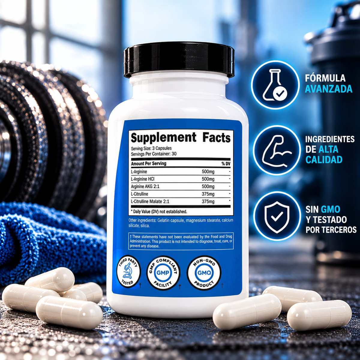 Nitric Boost – Potencia tu Rendimiento